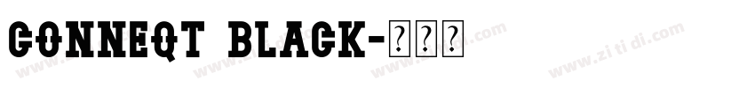 conneqt Black字体转换